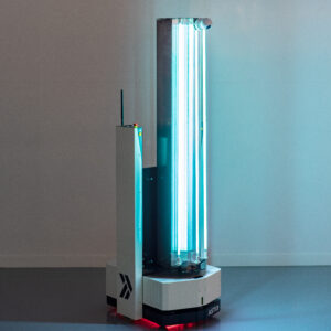 Nuestro asociado ASTI en alianza con BOOS Technical Lighting crea el robot móvil ZenZoe de desinfección contra el coronavirus