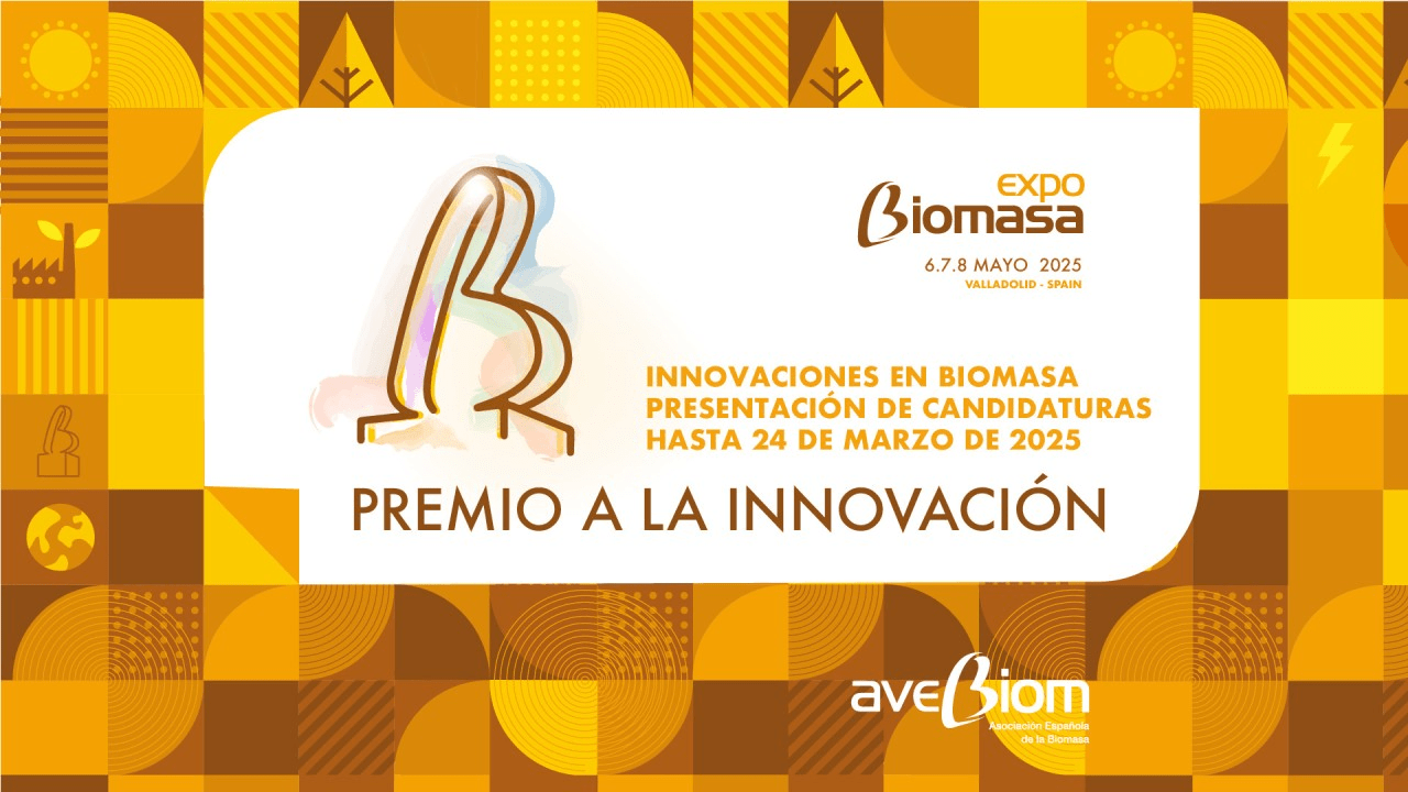 Ultimos días para optar al Premio a la Innovación Tecnológica en Biomasa 2025, convocado por nuestro socio AVEBIOM